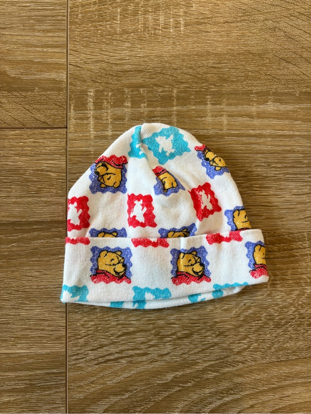 vintage winnie the pooh hat size newborn
